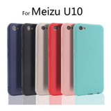 Ricestate Brand case for  Meizu U10 Silicone TPU soft case for Meizu U10 Ultra thin Matte Solid Colors Cover Back case