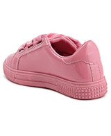 Ribbon Lace Sneakers - Pink