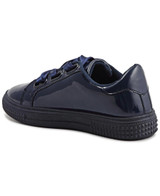 Ribbon Lace Sneakers - Navy