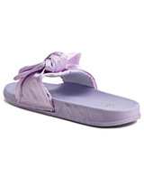 Ribbon Bow Sandals - Purple