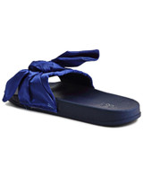 Ribbon Bow Sandals - Blue