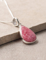 Rhodonite Teardrop Pendant