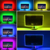 RGB USB LED Strip Backlight lighting For HDTV Desktop Flat Screen LCD TV PC Bias lighting 5V 1M 2M 3M 4M 5M 5050 SMD Decor lamp