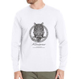 RFBear Brand Spring Autumn O neck Tops Tees Men's long sleeve T-shirt slim fit stretch men bottoming shirt Casual cotton t shirt