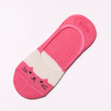 Cute Cat Boat Socks Women Summer Anlimal Funny Sock Girls Cartoon Low Cut Sweet Invisible Candy Slippers Socks