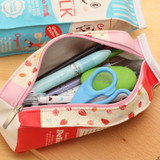 Cute Cartoon Stationery Pencil Pen Case Cosmetic Makeup Bag Zipper Pouch Case 615