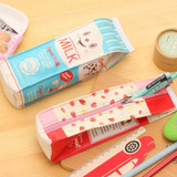 Cute Cartoon Stationery Pencil Pen Case Cosmetic Makeup Bag Zipper Pouch Case 615