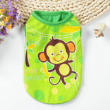 Cute Cartoon Pet Dog Clothes For Small Dogs Soft Cotton Pet T shirt Vest Summer Puppy Cat Clothing Chihuahua Yorkie Clothes