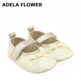 Cute Bowknot Polka Dots Newborn Baby Girl Shoes Prewalker First Walkers Infant Kids Girls Soft Sole Shoes Lovely Sneakers 2016