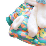 Cute Baby Warm Coat Girls Boys Parkas Rabbit Baby Winter Jacket Thick Cotton-Padded Outerwear Infant Snow Wear Coat Snow Wear
