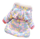 Cute Baby Warm Coat Girls Boys Parkas Rabbit Baby Winter Jacket Thick Cotton-Padded Outerwear Infant Snow Wear Coat Snow Wear
