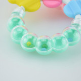 Cute Baby Toddler Molar Toothbrush Silicone Baby Palm Style Teethers Infant Training Tooth Bell Massager Teething Toy