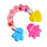 Cute Baby Toddler Molar Toothbrush Silicone Baby Palm Style Teethers Infant Training Tooth Bell Massager Teething Toy
