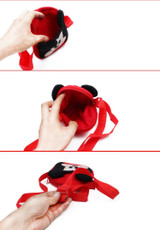 Cute baby plush backpack cartoon Mickey Minnie children's mini school bag for kindergarten girl boys student schoolbag shouldbag