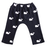 Cute Baby Kids Girls Boys Clothes Whale Print Cotton Soft Pants Trousers Leggings Girls Clothes Summer Hot Wholesale Pants 0-36M