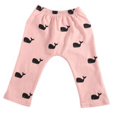 Cute Baby Kids Girls Boys Clothes Whale Print Cotton Soft Pants Trousers Leggings Girls Clothes Summer Hot Wholesale Pants 0-36M