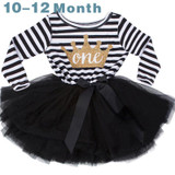 Cute Baby Girl Dress Cotton Children Kids Infant 1st Birthday Party Tutu Dress Girls Clothes For Newborn 0-2Yrs Vestidos Bebes