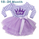 Cute Baby Girl Dress Cotton Children Kids Infant 1st Birthday Party Tutu Dress Girls Clothes For Newborn 0-2Yrs Vestidos Bebes