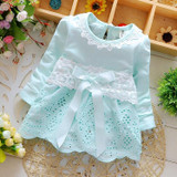 Cute Baby Girl Dress Cotton Children Kids Baby Girls Dresses One Piece Baby Autumn Clothing For School Casual Wear Clothes Girl
