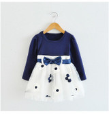 Cute Baby Girl Dress Cotton Children Kids Baby Girls Dresses One Piece Baby Autumn Clothing For School Casual Wear Clothes Girl