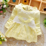 Cute Baby Girl Dress Cotton Children Kids Baby Girls Dresses One Piece Baby Autumn Clothing For School Casual Wear Clothes Girl