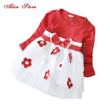 Cute Baby Girl Dress Cotton Children Kids Baby Girls Dresses One Piece Baby Autumn Clothing For School Casual Wear Clothes Girl