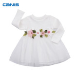 Cute Baby Girl Dress Cotton Children Kids Baby Girls Dresses One Piece Baby Autumn Clothing Casual Wear Clothes Girl