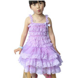 Cute Baby Girl Clothing Pink Flower Girl Dresses Infant Wedding Party Dress Lace Chiffon Dress Toddler Birthday Patry Dress