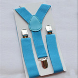 Cute Baby Clip-on Suspender Y-Back Elastic Suspenders for School Boys Girls J48