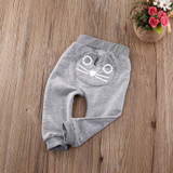 Cute Baby Boys Girls Cat Print Pants Bottoms Baby Kids Boys Girls Pants Cotton Warm Clothing Trousers 3-24M