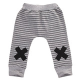 Cute Baby Boys Girls Bottoms Monster Harem Pants Leggings Trousers Casual 0-2Y Striped Grey Loose Pants Cute Baby Boys Girls Bottoms Monster Harem Pants Leggings Trousers Casual 0-2Y Striped Grey Loose Pants