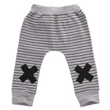 Cute Baby Boys Girls Bottoms Monster Harem Pants Leggings Trousers Casual 0-2Y Striped Grey Loose Pants Cute Baby Boys Girls Bottoms Monster Harem Pants Leggings Trousers Casual 0-2Y Striped Grey Loose Pants