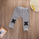 Cute Baby Boys Girls Bottoms Monster Harem Pants Leggings Trousers Casual 0-2Y Striped Grey Loose Pants Cute Baby Boys Girls Bottoms Monster Harem Pants Leggings Trousers Casual 0-2Y Striped Grey Loose Pants