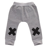 Cute Baby Boys Girls Bottoms Monster Harem Pants Leggings Trousers Casual 0-2Y Striped Grey Loose Pants Cute Baby Boys Girls Bottoms Monster Harem Pants Leggings Trousers Casual 0-2Y Striped Grey Loose Pants