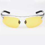 Night-vision-goggle Men's Driver Polarized Aluminum Magnesium Sunglasses Anti-glare Night Driving Glasses Sun Glasses