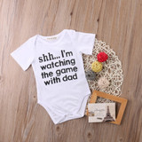 Newborn Toddler Infant Baby Girl Short Sleeve Letter Romper Cotton Jumpsuit Outfit Sunsuit Clothes