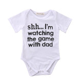 Newborn Toddler Infant Baby Girl Short Sleeve Letter Romper Cotton Jumpsuit Outfit Sunsuit Clothes