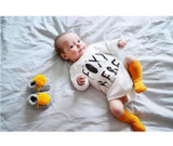 Newborn Toddler Infant Baby Boy Girl Clothes Bodysuits Cute Fox Tail Cotton Jumpsuit Long Sleeve Clothes Outfits Summer Baby