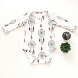 Newborn Toddler Baby Girls Boy Cotton Jumpsuit Bodysuit Cute Baby Boys Tops Long Sleeve Clothes Outfits