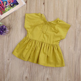 Newborn Toddler Baby Girl Princess Mini =Dress Party Wedding Pageant Clothes Casual Outfits Baby Dresses