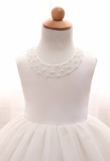 Newborn Summer baby girls dress wedding 1 year birthday party girl clothes kids dresses baptism infant princess tutu dress girl