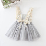 Newborn New Baby Kids Girls Children Formal Wedding Princess Tutu Party Dress Summer Casual Lace Casual Lovely Dresses Sundress