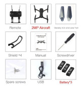 Eachine E58 WIFI FPV With Wide Angle HD Camera High Hold Mode Foldable Arm RC Quadcopter RTF Drone VS VISUO XS809HW JJRC H37