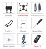 Eachine E58 WIFI FPV With Wide Angle HD Camera High Hold Mode Foldable Arm RC Quadcopter RTF Drone VS VISUO XS809HW JJRC H37