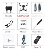 Eachine E58 WIFI FPV With Wide Angle HD Camera High Hold Mode Foldable Arm RC Quadcopter RTF Drone VS VISUO XS809HW JJRC H37