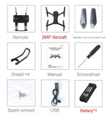 Eachine E58 WIFI FPV With Wide Angle HD Camera High Hold Mode Foldable Arm RC Quadcopter RTF Drone VS VISUO XS809HW JJRC H37
