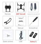 Eachine E58 WIFI FPV With Wide Angle HD Camera High Hold Mode Foldable Arm RC Quadcopter RTF Drone VS VISUO XS809HW JJRC H37