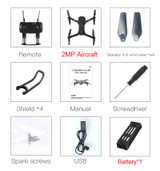 Eachine E58 WIFI FPV With Wide Angle HD Camera High Hold Mode Foldable Arm RC Quadcopter RTF Drone VS VISUO XS809HW JJRC H37