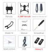 Eachine E58 WIFI FPV With Wide Angle HD Camera High Hold Mode Foldable Arm RC Quadcopter RTF Drone VS VISUO XS809HW JJRC H37
