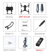 Eachine E58 WIFI FPV With Wide Angle HD Camera High Hold Mode Foldable Arm RC Quadcopter RTF Drone VS VISUO XS809HW JJRC H37